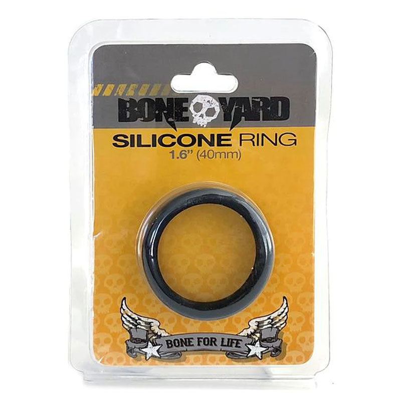 Boneyard Silicone Ring 40mm - Black 40 mm Cock Ring