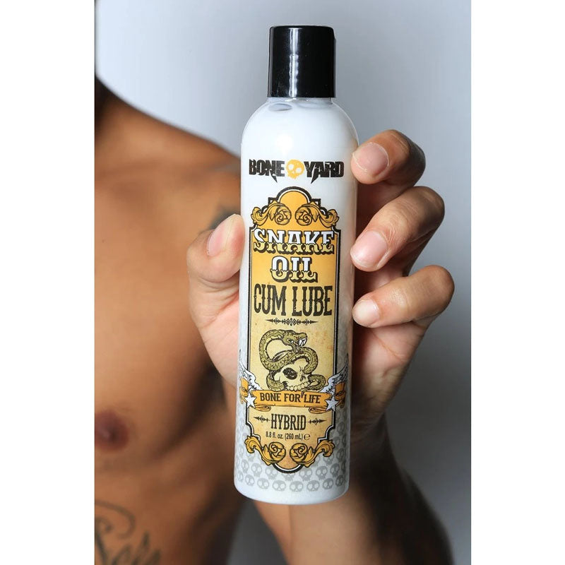 Boneyard Snake Oil Cum Lube 236 ml - Hybrid Cum Lubricant - 236 ml Bottle