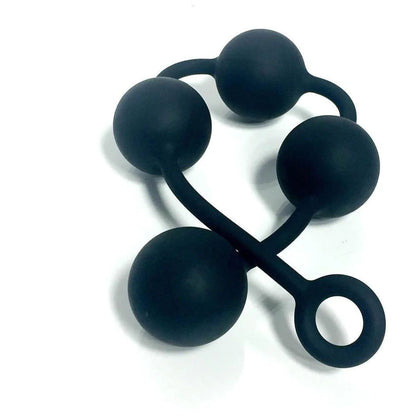 Boneyard Ass Ballz L - Black 46 cm Large Anal Balls