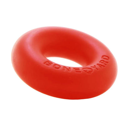 Boneyard Ultimate Silicone Cock Ring Red - Red 50mm Cock Ring