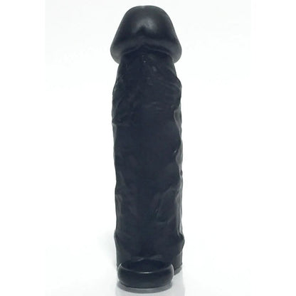 Boneyard Meaty Cock Extender Black - Black Penis Extender Sleeve