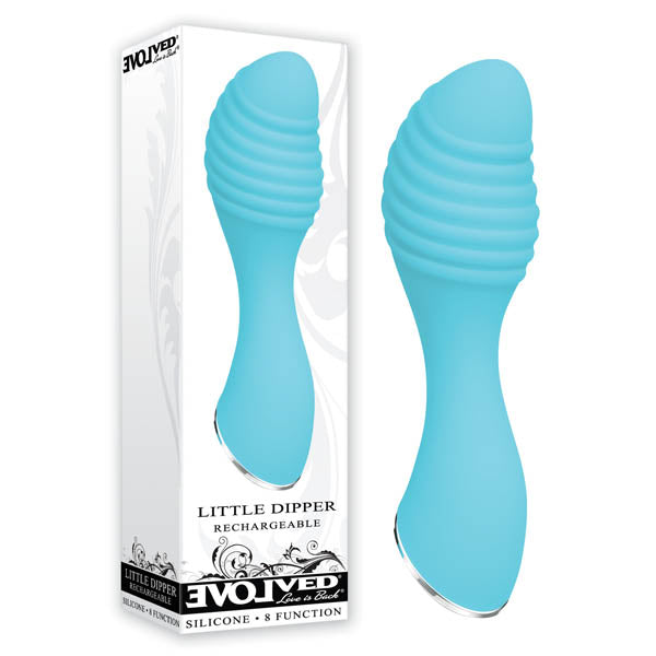 Evolved Little Dipper - Light Blue 10.1 cm (4) USB Rechargeable Mini Vibrator