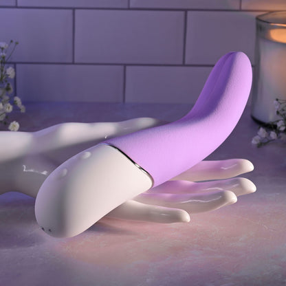 Evolved SLIP OF THE TONGUE - Purple 21.1 cm USB Rechargeable Flicking Tongue Vibrator