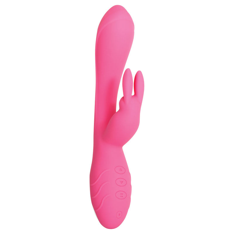 Evolved Bunny Kisses - Pink 20 cm USB Rechargeable Rabbit Vibrator