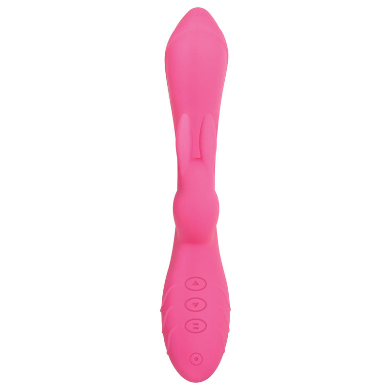 Evolved Bunny Kisses - Pink 20 cm USB Rechargeable Rabbit Vibrator