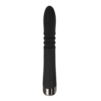 Evolved Rapid Rabbit - Black 25.4 cm USB Rechargeable Thrusting Rabbit Vibrator