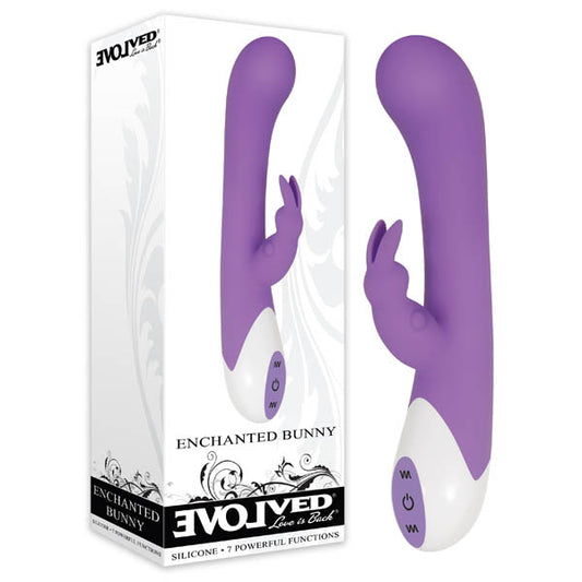 Evolved Enchanted Bunny - Purple 19 cm (7.5) Rabbit Vibrator