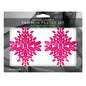 GLOW Fashion Pasties Set - Glow Pink Crystals