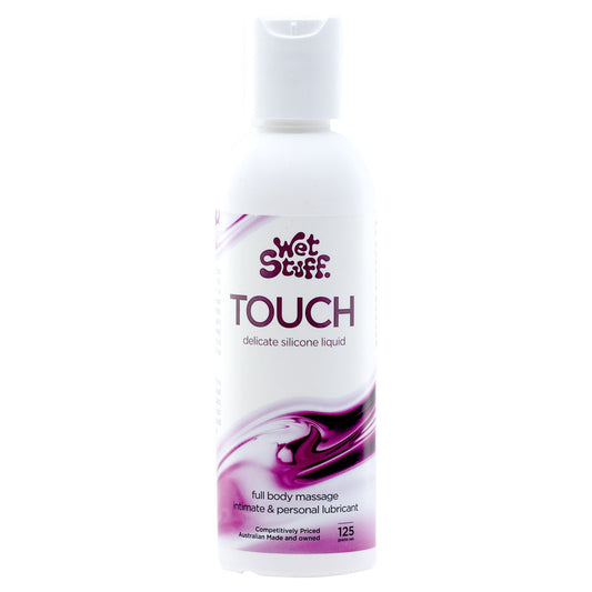 Wet Stuff Touch - 125g Disk Top - Silicone Lubricant - 125 gram Bottle