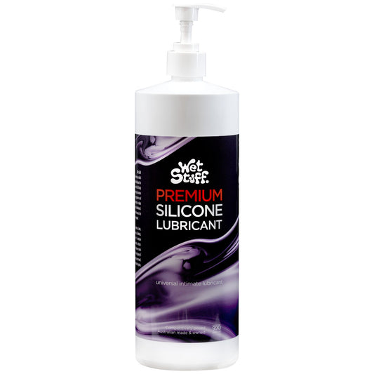 Wet Stuff Premium - 990g Pump Top - Silicone Lubricant - 990 gram Bottle