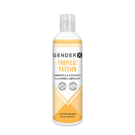 Gender X TROPICAL PASSION Flavoured Lube - 120 ml - Pineapple & Coconut Flavoured Water Based L