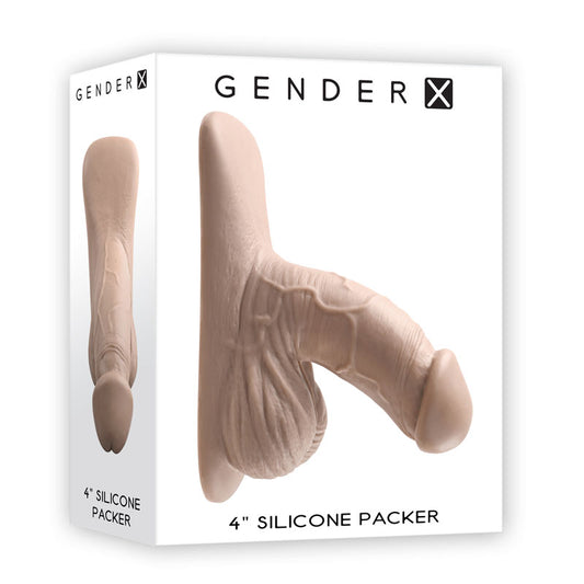 Gender X 4 SILICONE PACKER LIGHT - Flesh 10 cm Packer