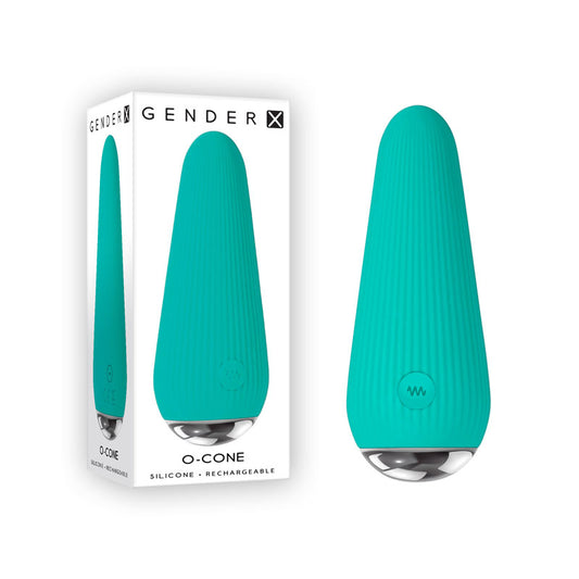 Gender X O-CONE - Blue 10.8 cm (4.25) USB Rechargeable Bullet