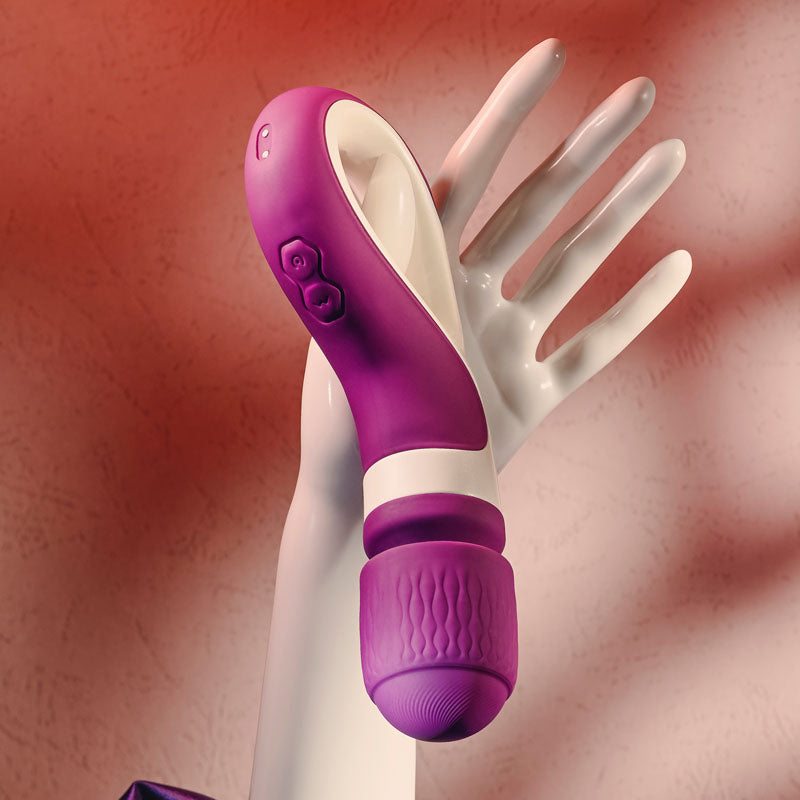 Gender X HANDLE IT - Purple/White USB Rechargeable Massager Wand