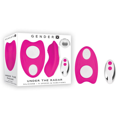 Gender X UNDER THE RADAR - Pink USB Rechargeable Panty Vibe