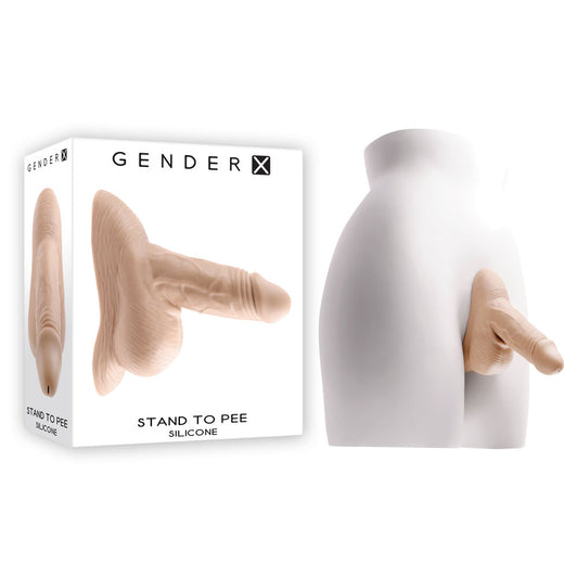 Gender X SILICONE STAND TO PEE - Light - Flesh Realistic Urination Aid