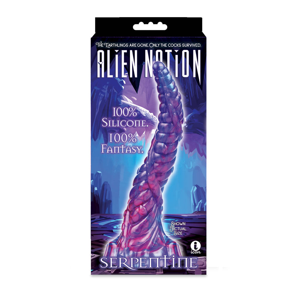 Alien Nation - Serpentine - Purple 30 cm Fantasy Dong