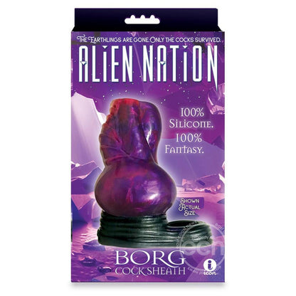 Alien Nation - Borg - Purple/Black 11.5 cm Penis Sheath