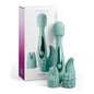 JimmyJane Canna - Teal 21.8 cm Massage Wand with 3 Interchangeable Heads