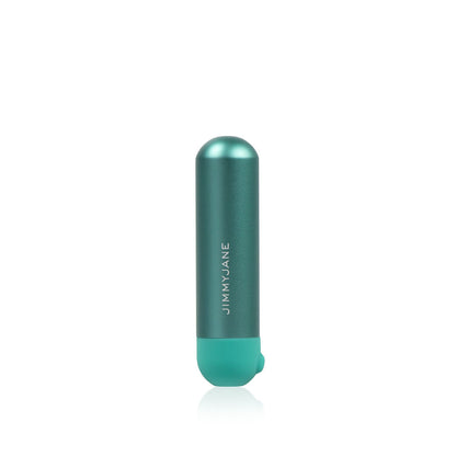 JimmyJane Mini Chroma - Teal - Teal 7.8 cm USB Rechargeable Bullet with Wireless Remote