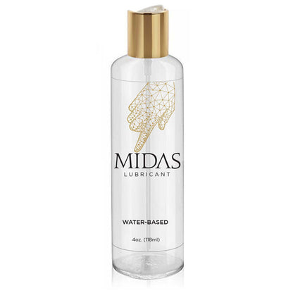 Midas Water Based Lube - Water Based Lubricant - 118 ml Bottle