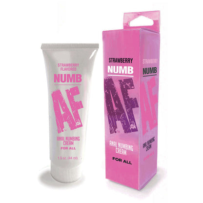 Numb AF - Strawberry - Strawberry Flavoured Anal Numbing Cream - 44 ml Tube