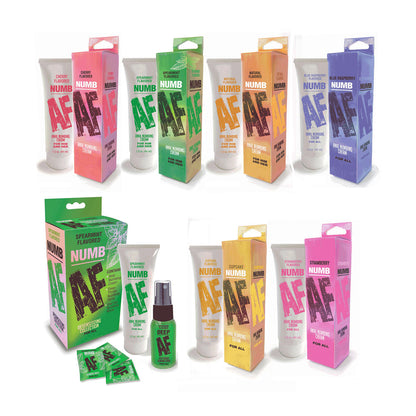 Numb AF - Strawberry - Strawberry Flavoured Anal Numbing Cream - 44 ml Tube