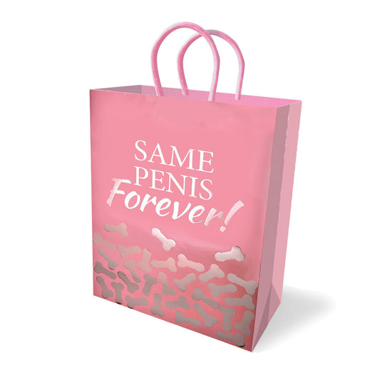 Same Penis Forever Gift Bag - Novelty Gift Bag