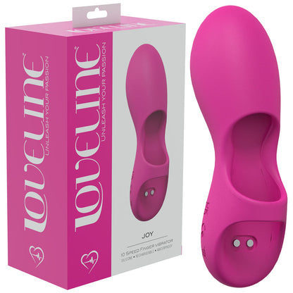 LOVELINE Joy - Pink - Pink USB Rechargeable Finger Stimulator