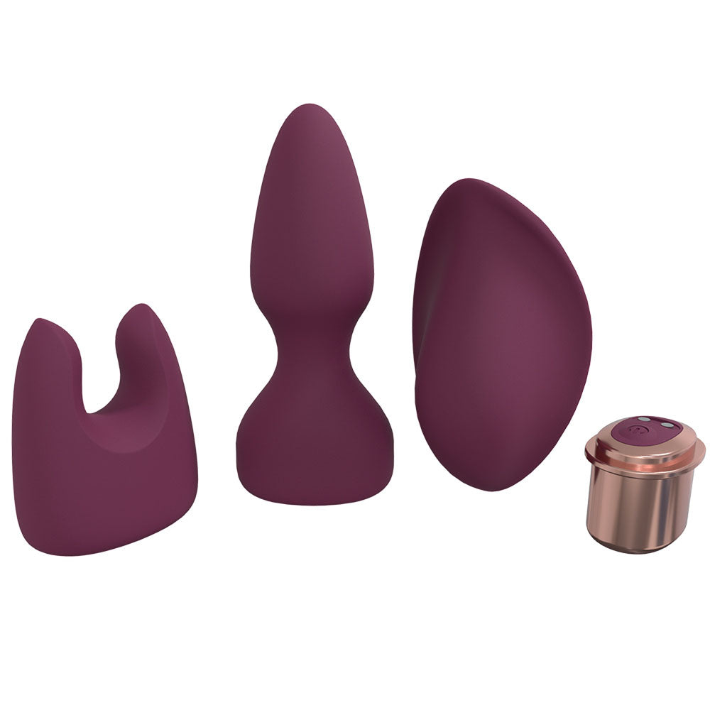 LOVELINE Ultimate Kit - Burgundy - Burgundy USB Rechargeable Kit - 3 Piece Set