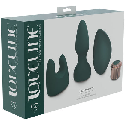 LOVELINE Ultimate Kit - Green - Green USB Rechargeable Kit - 3 Piece Set