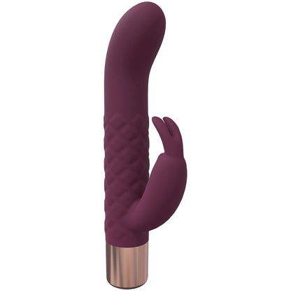 LOVELINE Devotion - Burgundy - Burgundy 14.2 cm USB Rechargeable Rabbit Vibrator