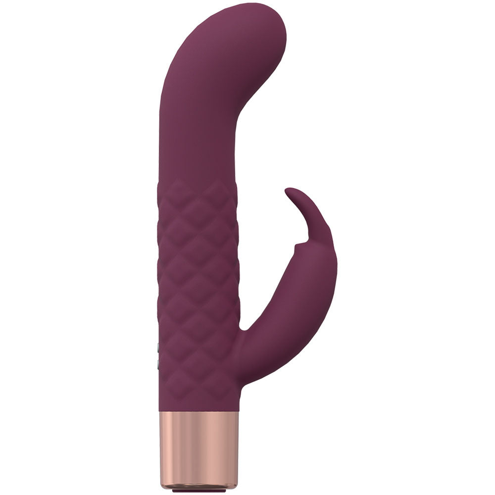 LOVELINE Devotion - Burgundy - Burgundy 14.2 cm USB Rechargeable Rabbit Vibrator