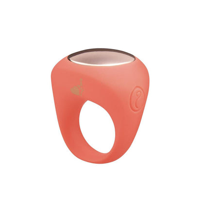 LAPDANCE Ring Vibe Wearable Ring Vibrator - Pink USB Rechargeable Ring Vibrator