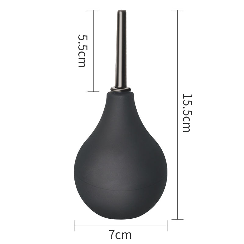 Bondage Fetish Deluxe Douche - Black Unisex Round Douche - 160 ml capacity