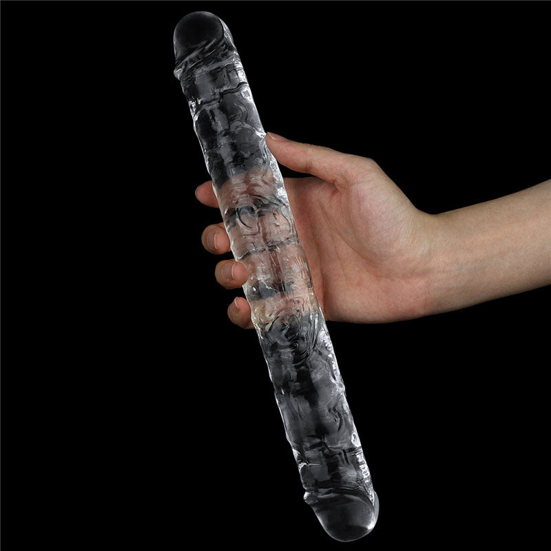 Flawless Clear Double Dildo 12 - Clear 30 cm Double Dong