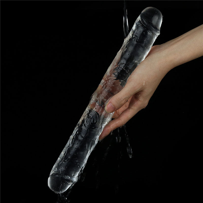 Flawless Clear Double Dildo 12 - Clear 30 cm Double Dong