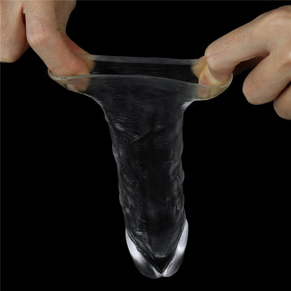 Flawless Clear Penis Sleeve 1 - Clear 2.5 cm Penis Extender Sleeve