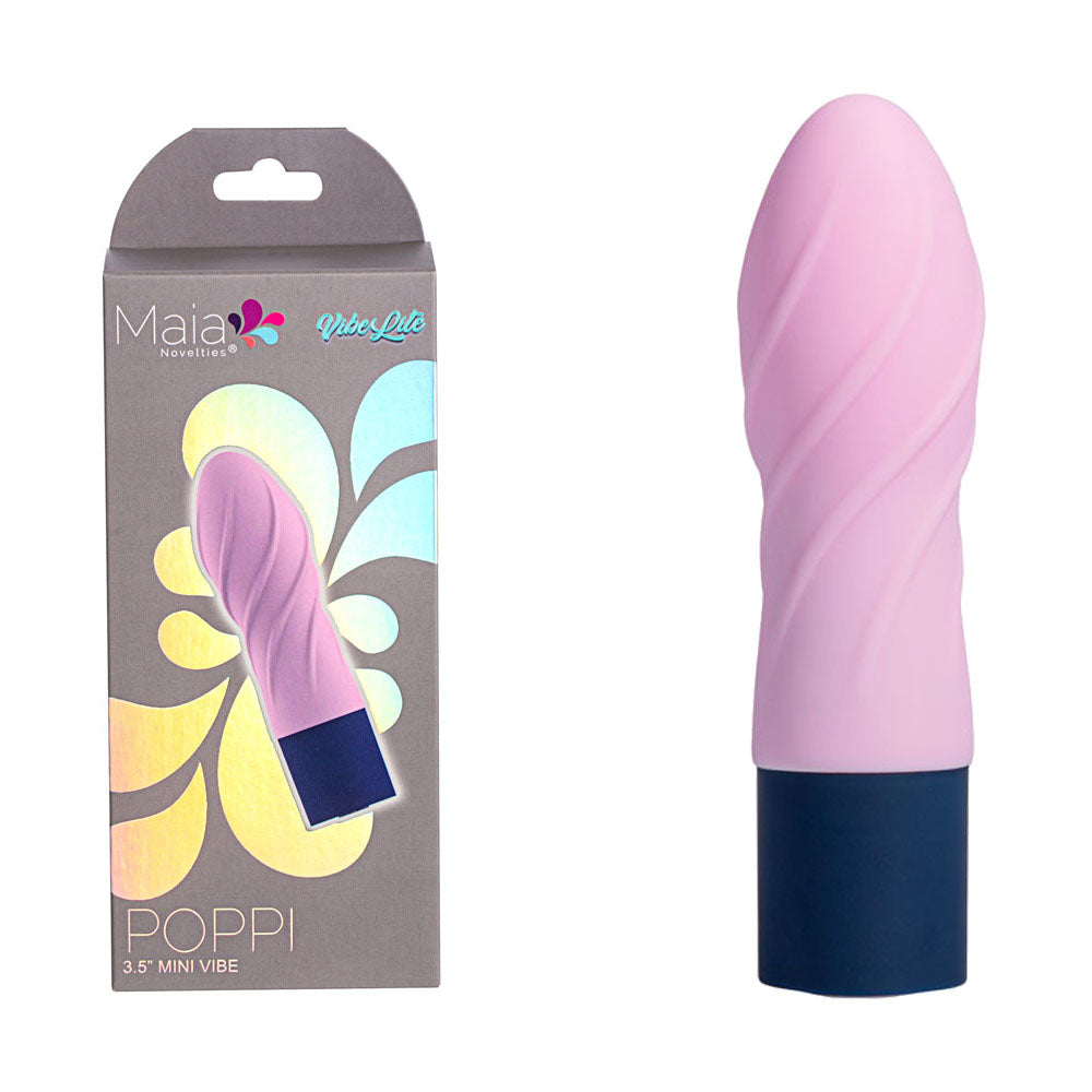 Maia POPPI - Light Pink 8.9 cm USB Rechargeable Bullet