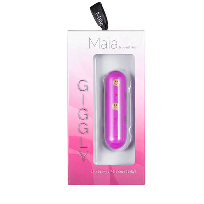 Maia Giggly - Pink 7.6 cm USB Rechargeable Bullet