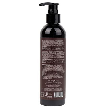 Hemp Seed Massage Lotion - Kashmir Musk (Brandy, Jasmine, Cedarwood Musk) Scented - 237 ml Bott