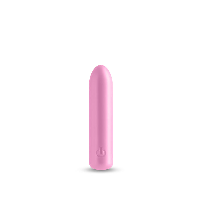 Seduction - Roxy - Metallic Pink - Metallic Pink 9 cm USB Rechargeable Vibrating Bullet