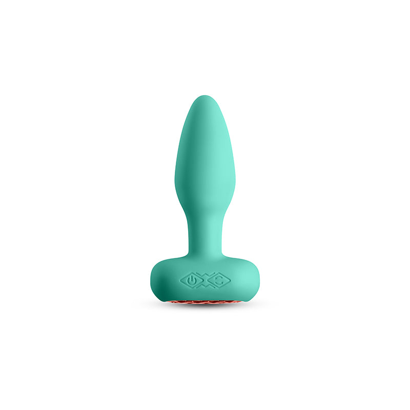 Techno - Prism - Teal 10.9 cm USB Rechargeable Butt Plug with App Control