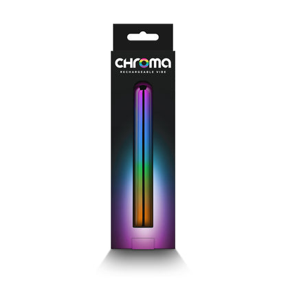 Chroma Rainbow - Large - Metallic Rainbow 13.8 cm USB Rechargeable Vibrator