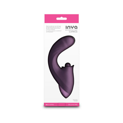 INYA Caprice - Purple - Purple 17.7 cm USB Rechargeable Vibrator with Clitoral Thumper