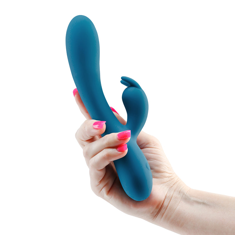 INYA Luv Bunny - Dark Teal - Dark Teal 20.2 cm USB Rechargeable Rabbit Vibrator