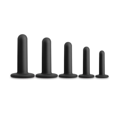 Renegade Dilator Kit - Black - Black Anal Dilator Kit - Set of 5