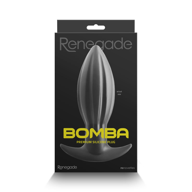 Renegade Bomba - Black - Large - Black 18.7 cm Large Butt Plug