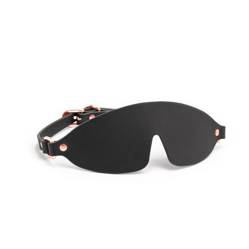 Bondage Couture Blindfold - Black - Black Eye Mask