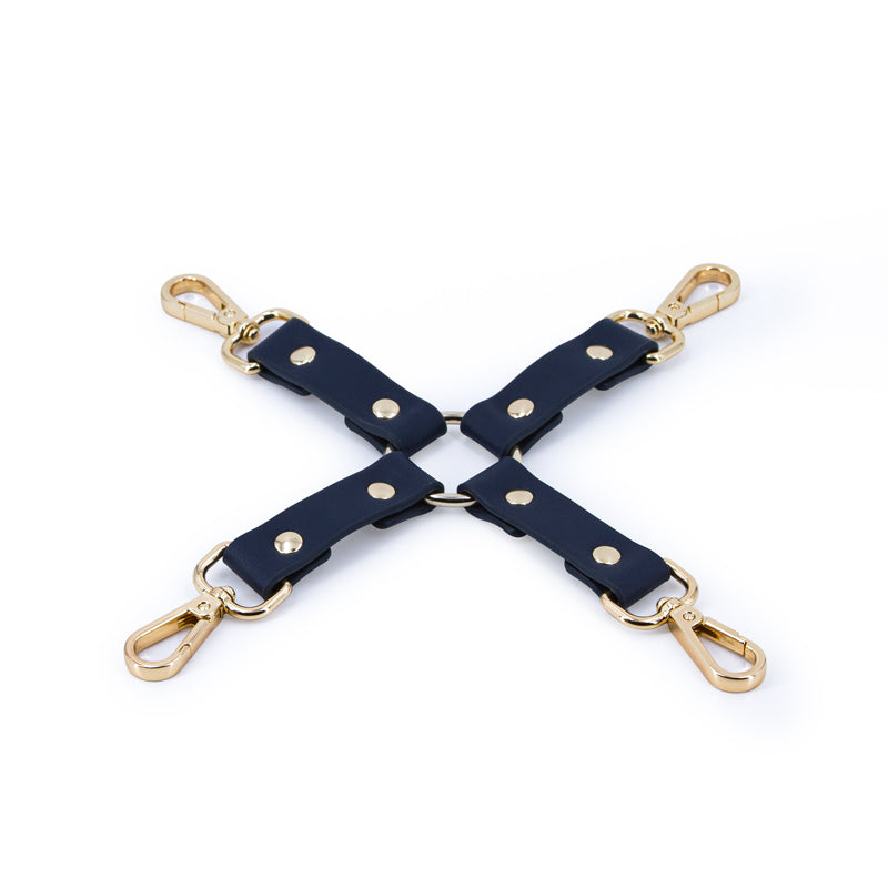 Bondage Couture Hog Tie - Blue - Blue Hog Tie Restraint (No Cuffs Included)